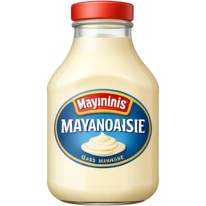 Glass Bottle of Mayonnaise emoji