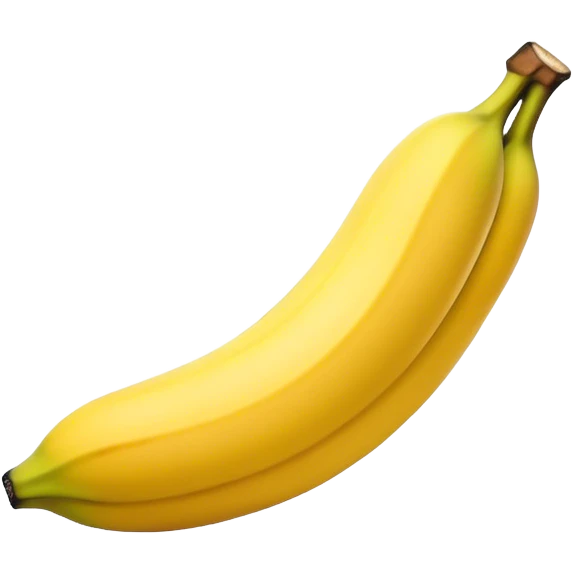 A premium banana emoji