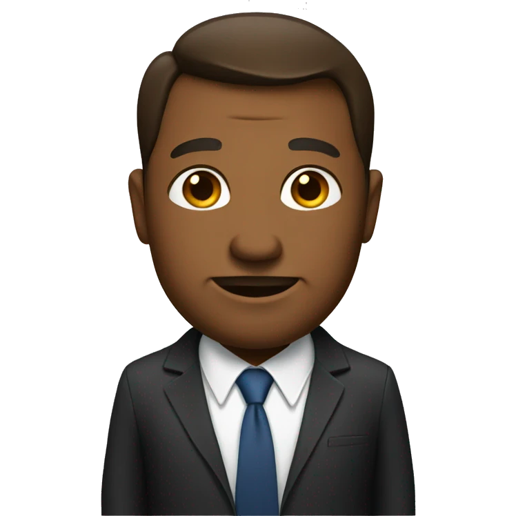Big fat business man emoji