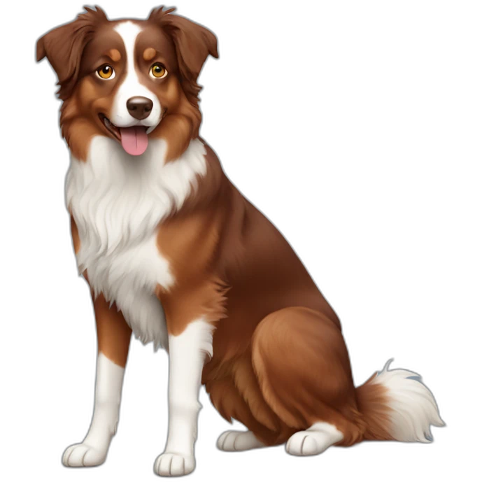 red australian shepherd emoji
