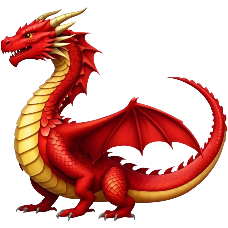 red Dragon Full Body emoji