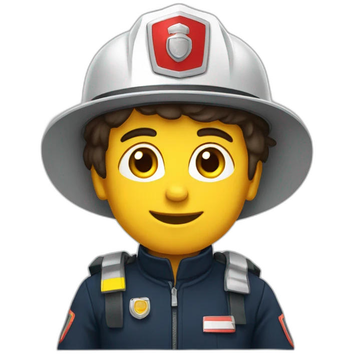 Pompier français emoji