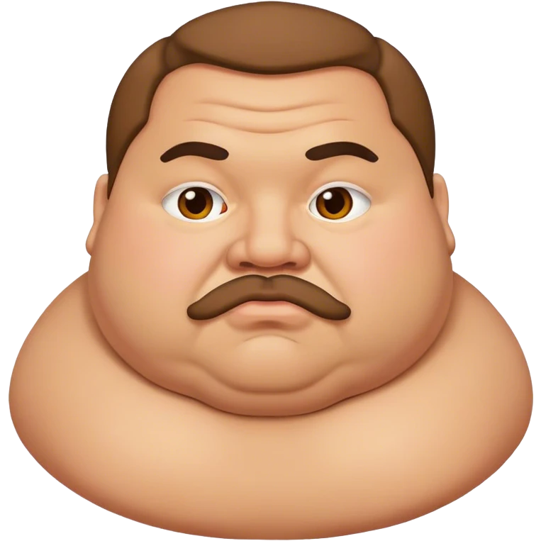 Fat man emoji