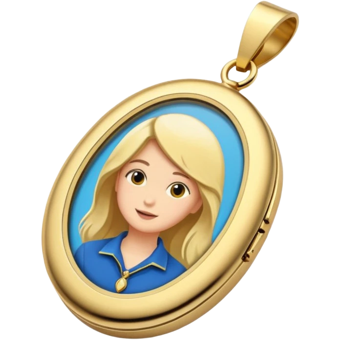Open Locket with a photo inside emoji