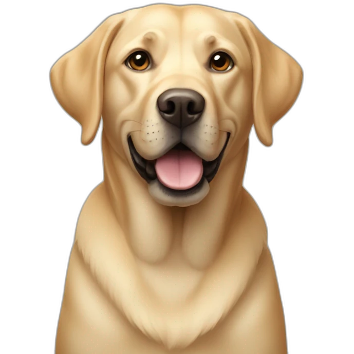 Labrador amarillo emoji