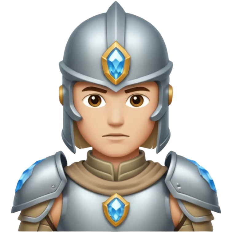 crystal-armored warrior emoji