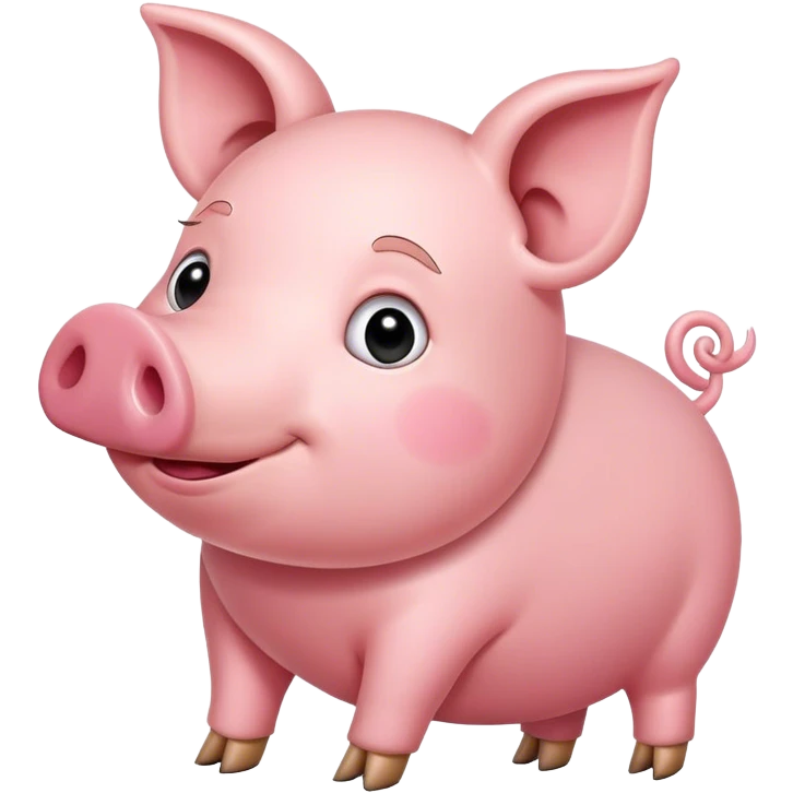 Good morning pig emoji