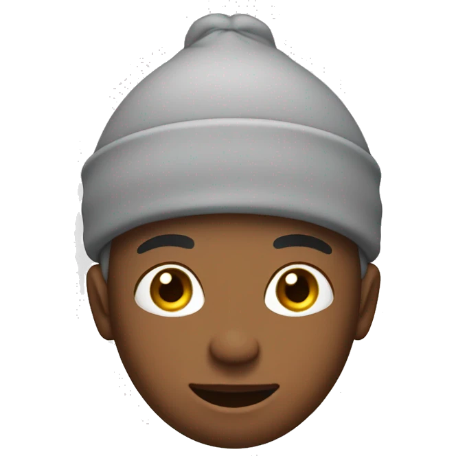 Garçon avec bonnet de bain emoji