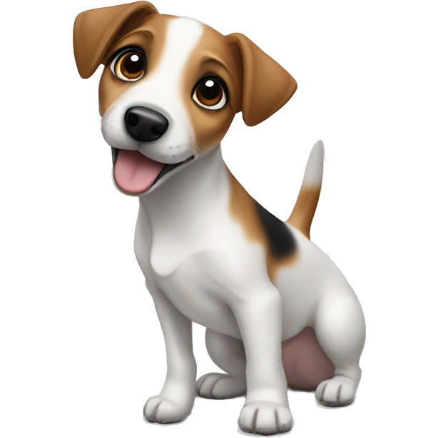 A jack russell puppy emoji