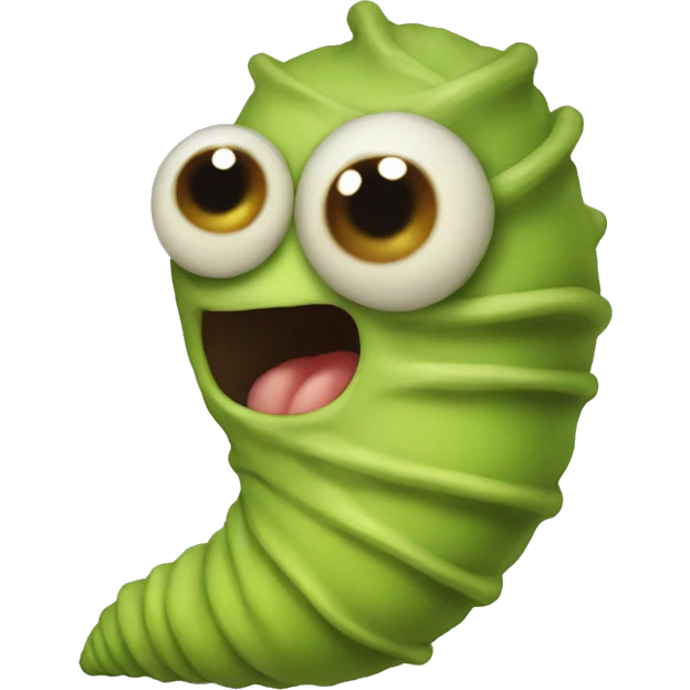 The larva emoji