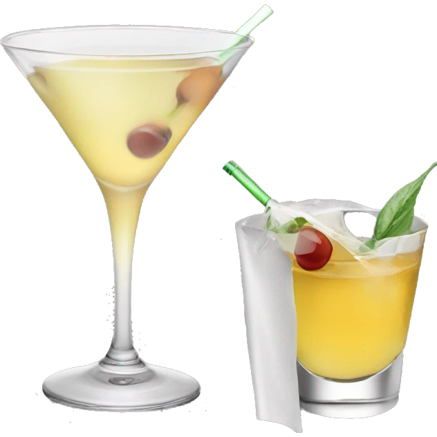 the alcohol drink “pornstar martini”  emoji