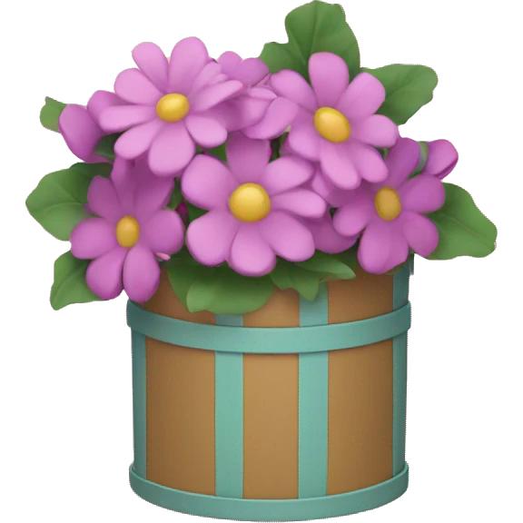 flowers in a hat box emoji