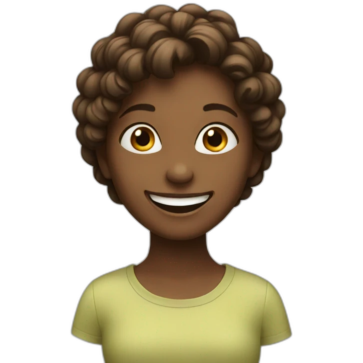 happy girl emoji