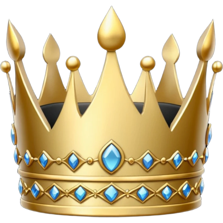 crown black emoji