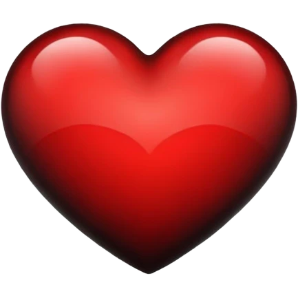 black and red heart emoji