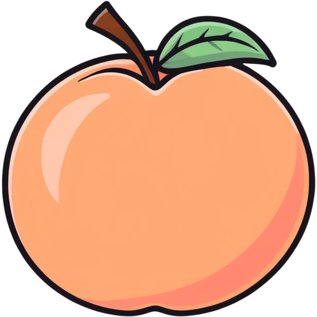 Georgia peach emoji