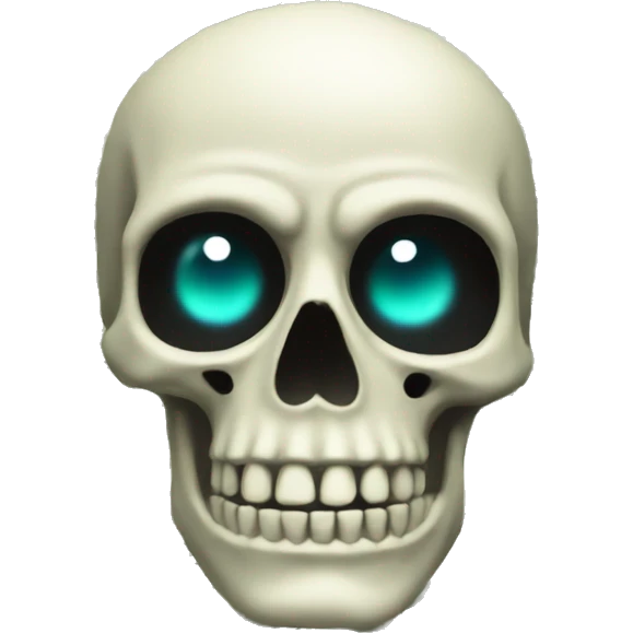 skeleton money eyes emoji
