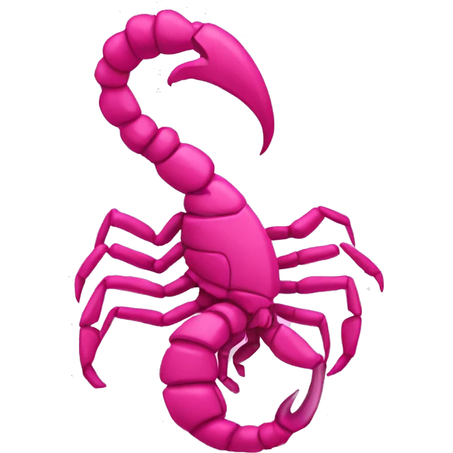Pink scorpio emoji