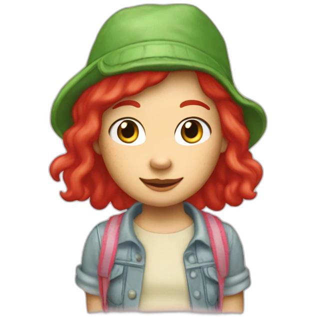 strawberry shortcake ginger girl tomboy 2003 emoji