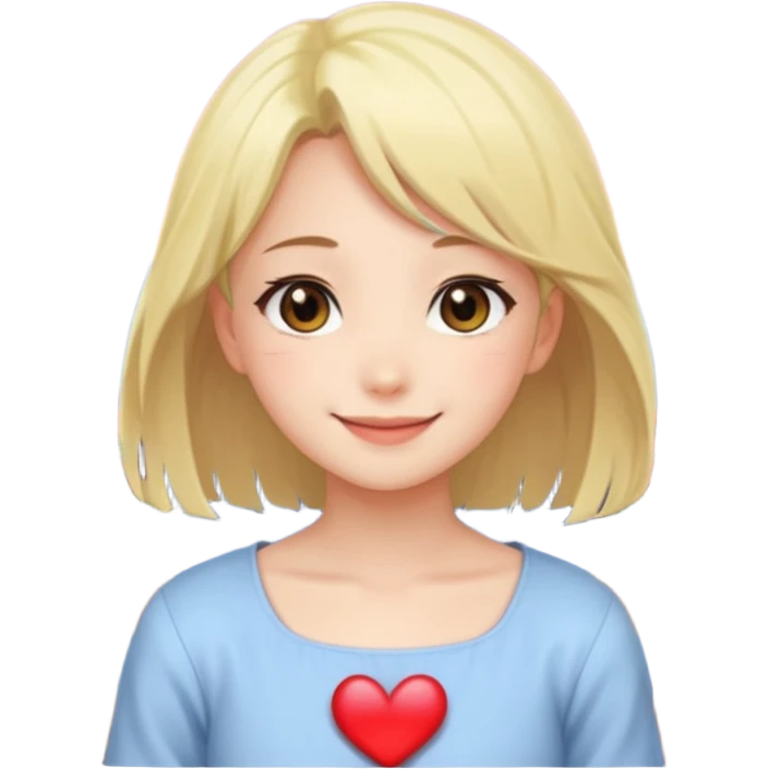 shoujo cute anime romance girl  emoji