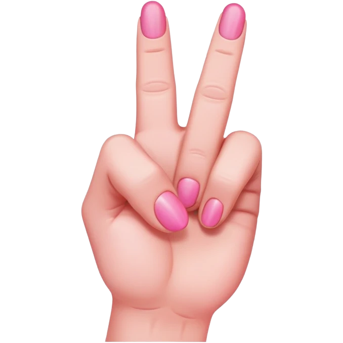 Pink middle finger  emoji