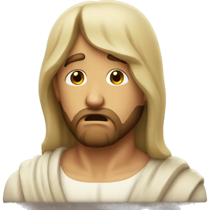 jesus crying emoji