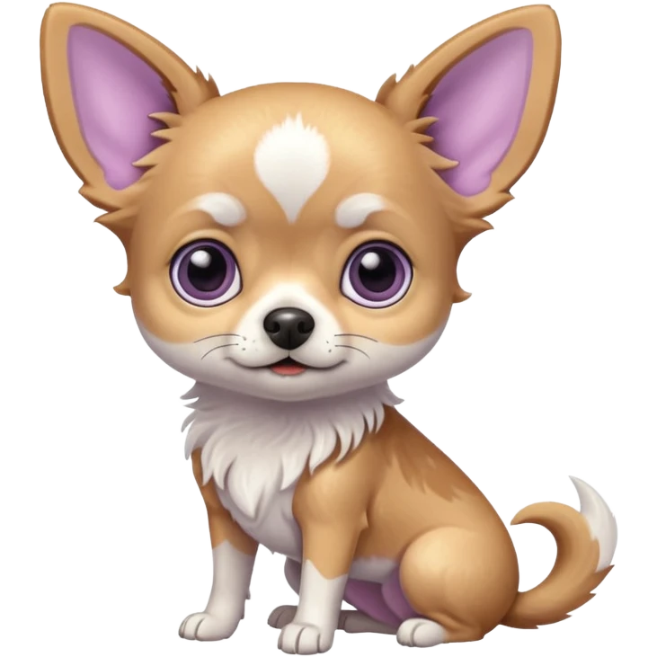 lilac marble Chiwawa  emoji