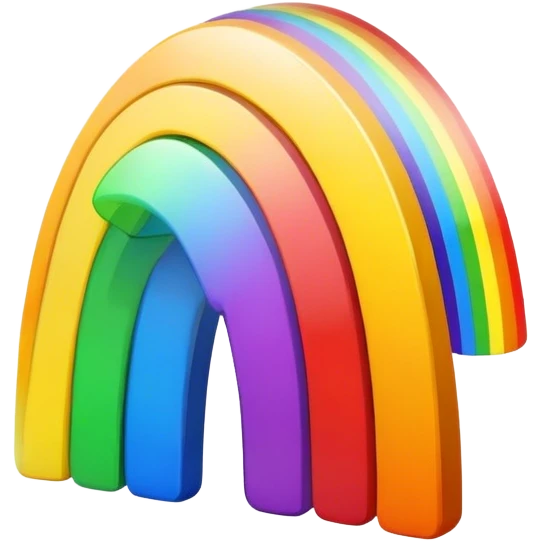 flash colored like rainbow emoji