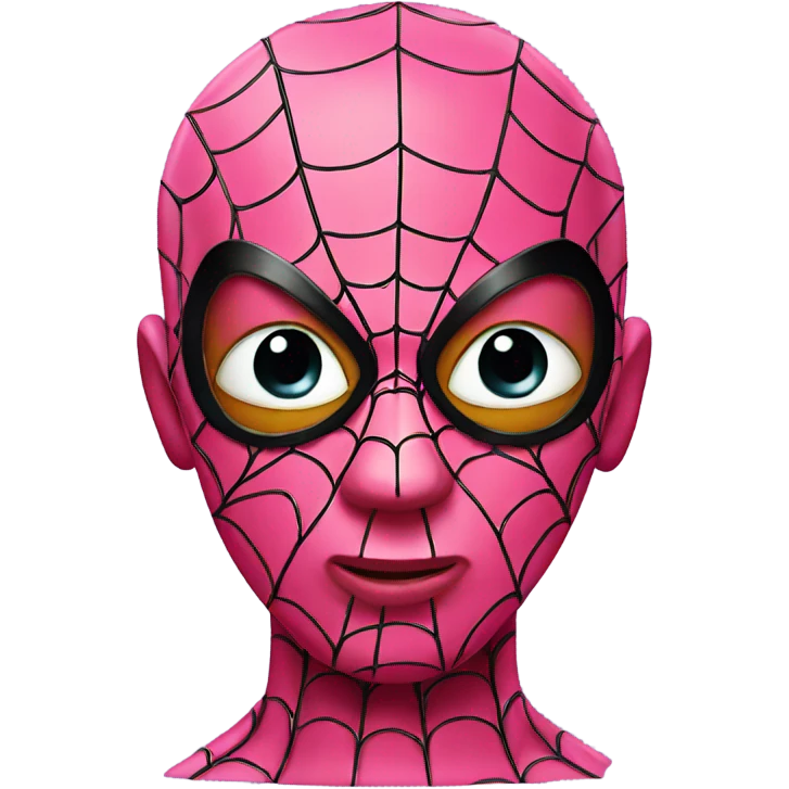 pink spiderman emoji