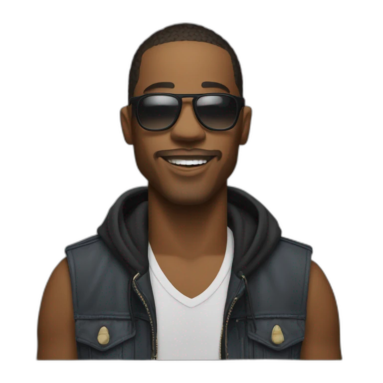 Le rappeur jul qui fait le signe jul emoji