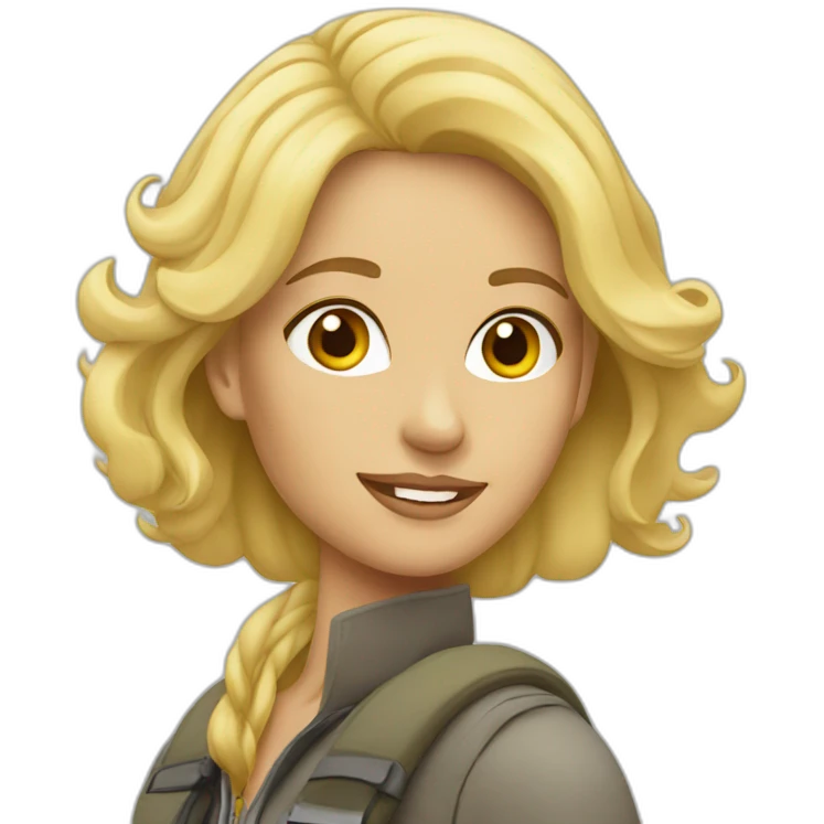  blonde woman travel emoji