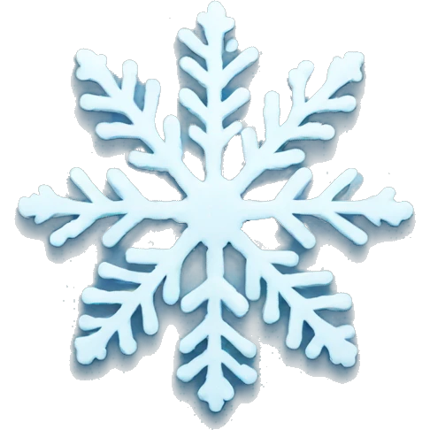 snow flake emoji