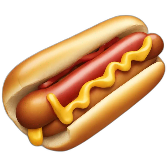 Hotdog face emoji