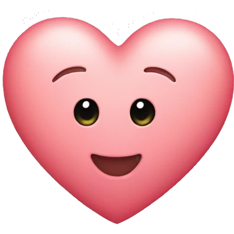 Aesthetic heart emoji