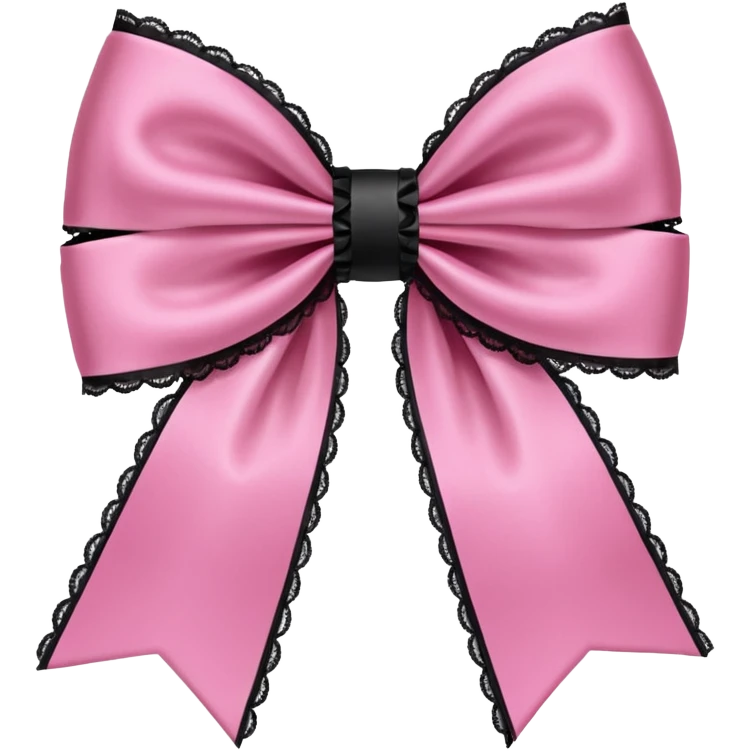 pink gothic bow emoji