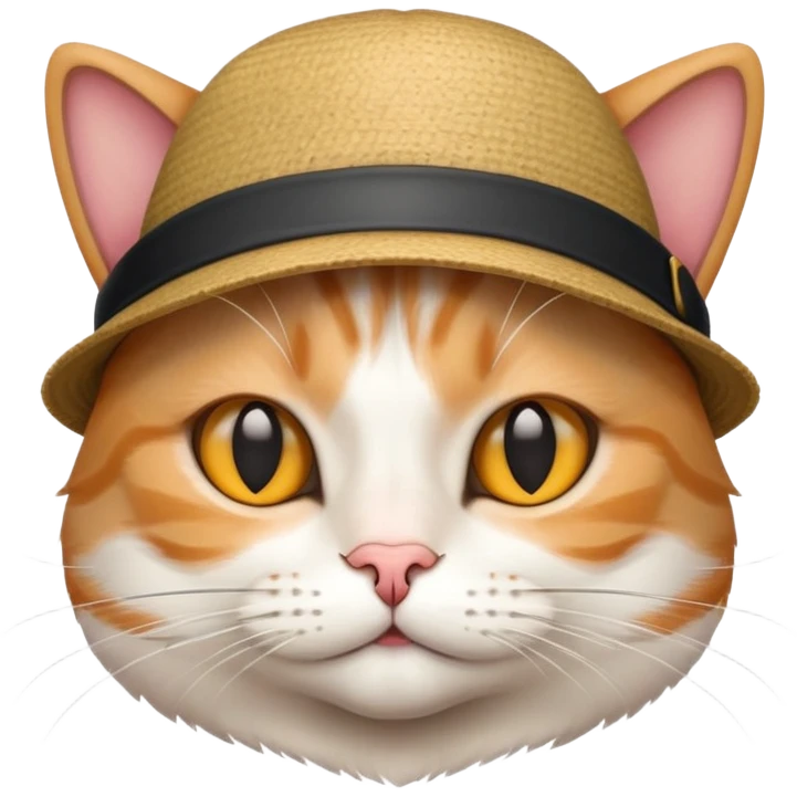 Cat in hat emoji