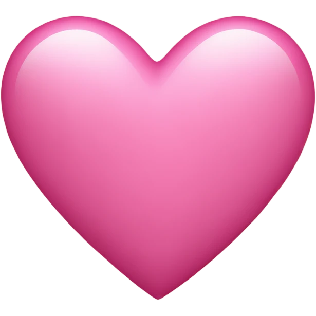 Pink heart emoji