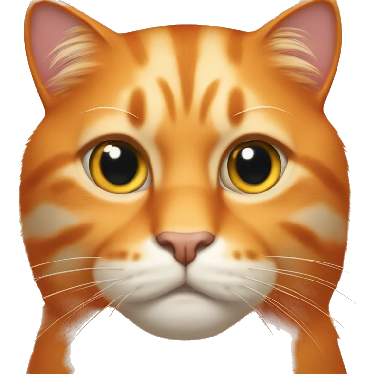 Big orange cat  emoji