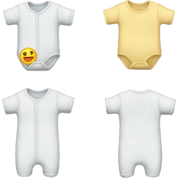 Baby onesie emoji