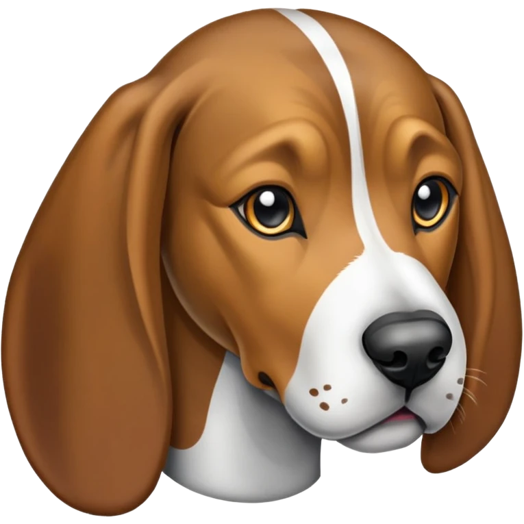 一个长发女生抱着一只Plott hound emoji