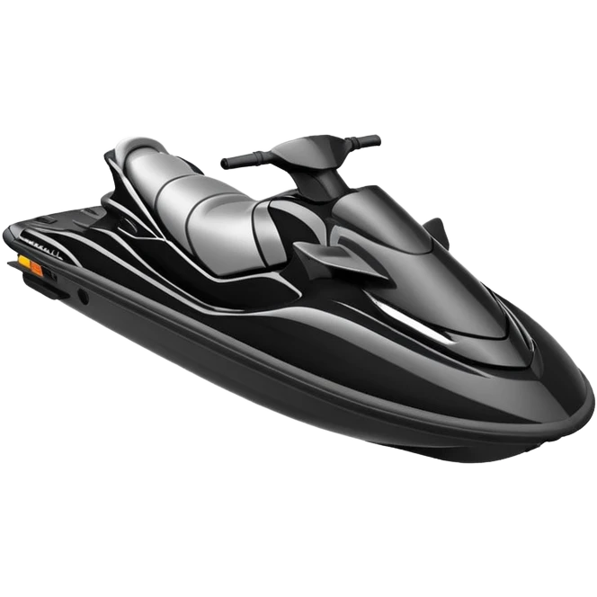 Outline of jetski emoji