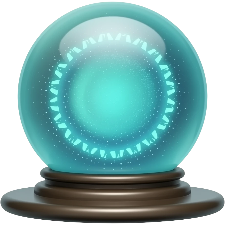 magic Crystal ball on a stand emoji