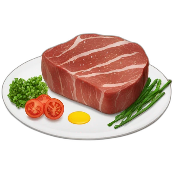 entrecôte with salt and pepper emoji
