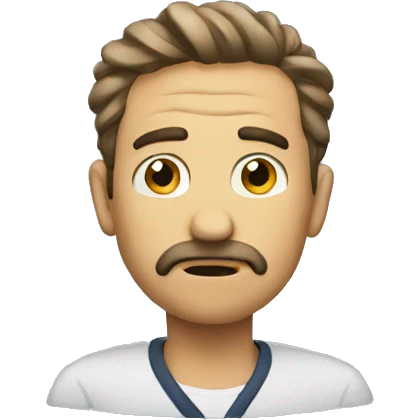 Confuse man emoji
