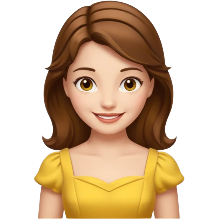 Belle from Beauty and the Beast Movie emoji