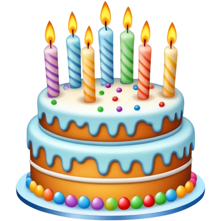 Birthday cake emoji