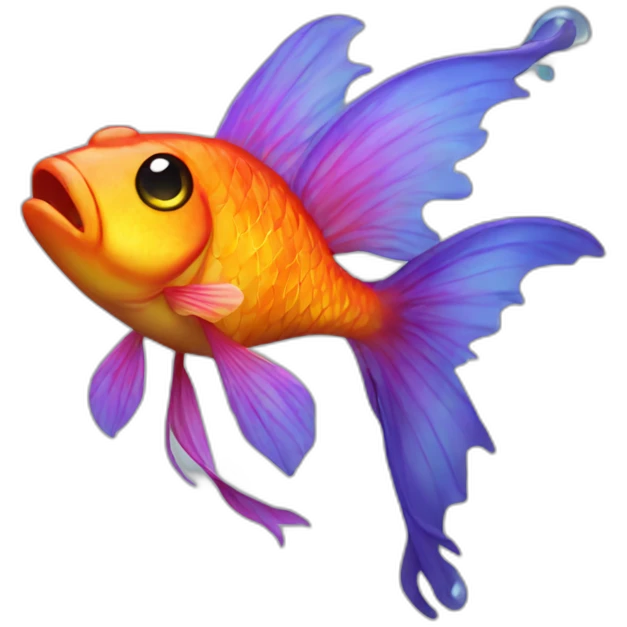 flaming fish fairies emoji
