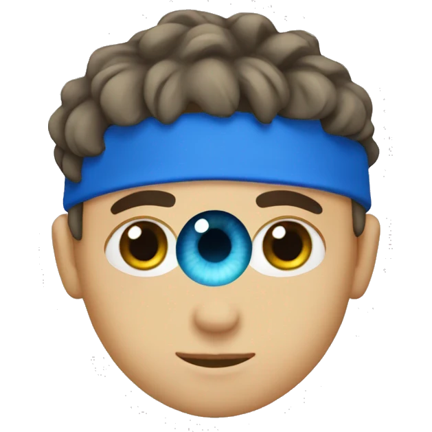 make blue eye boy  emoji