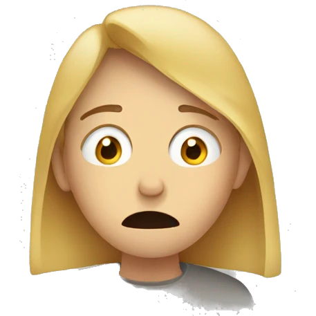 Person covering face and nervous and anxious  emoji