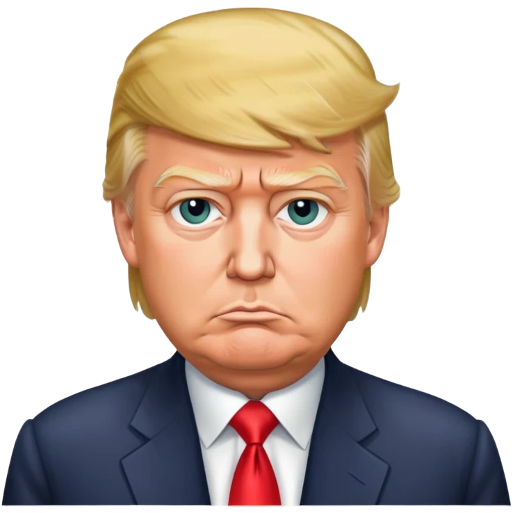 Трамп грустный  emoji